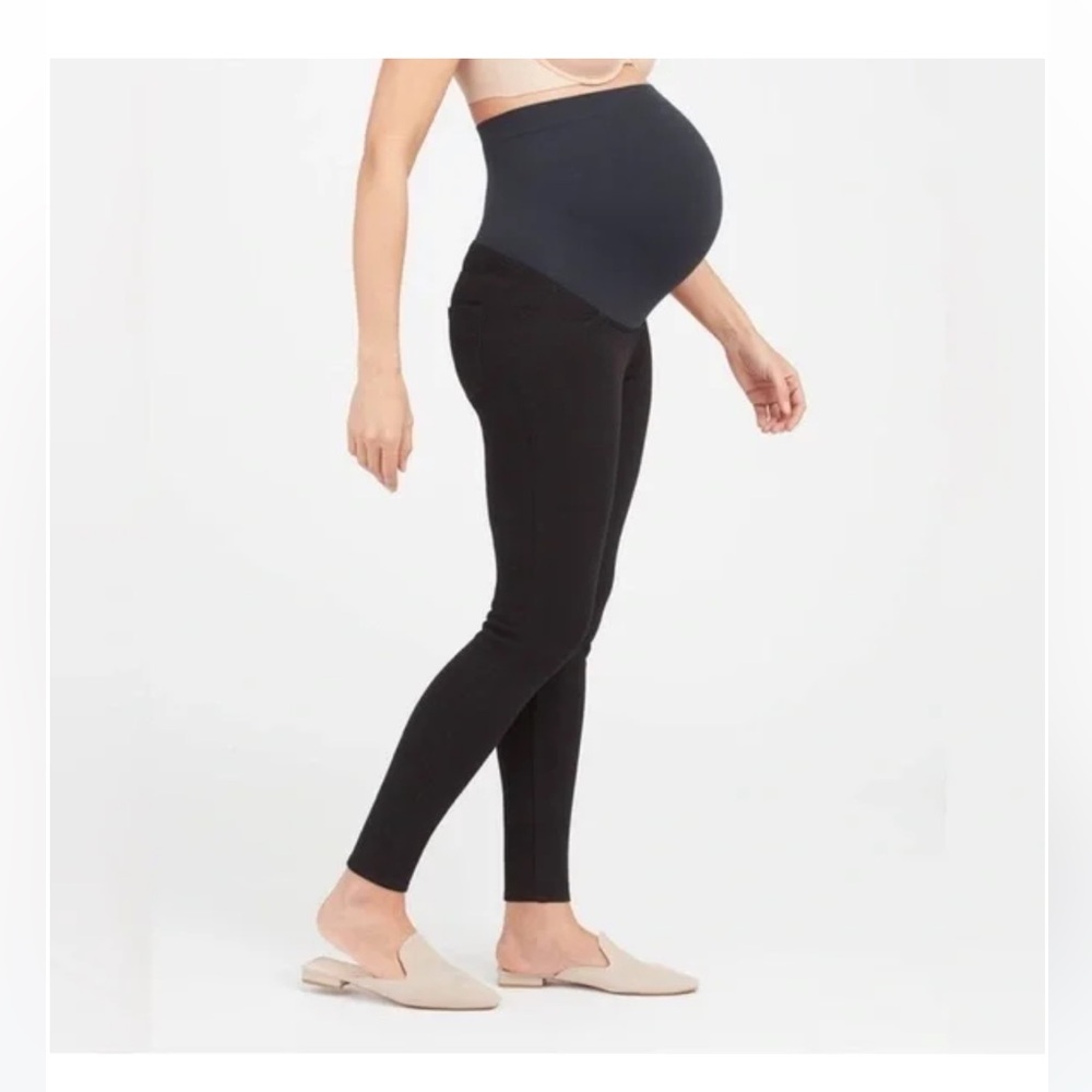 SPANX Black Jean-ish Maternity leggings
